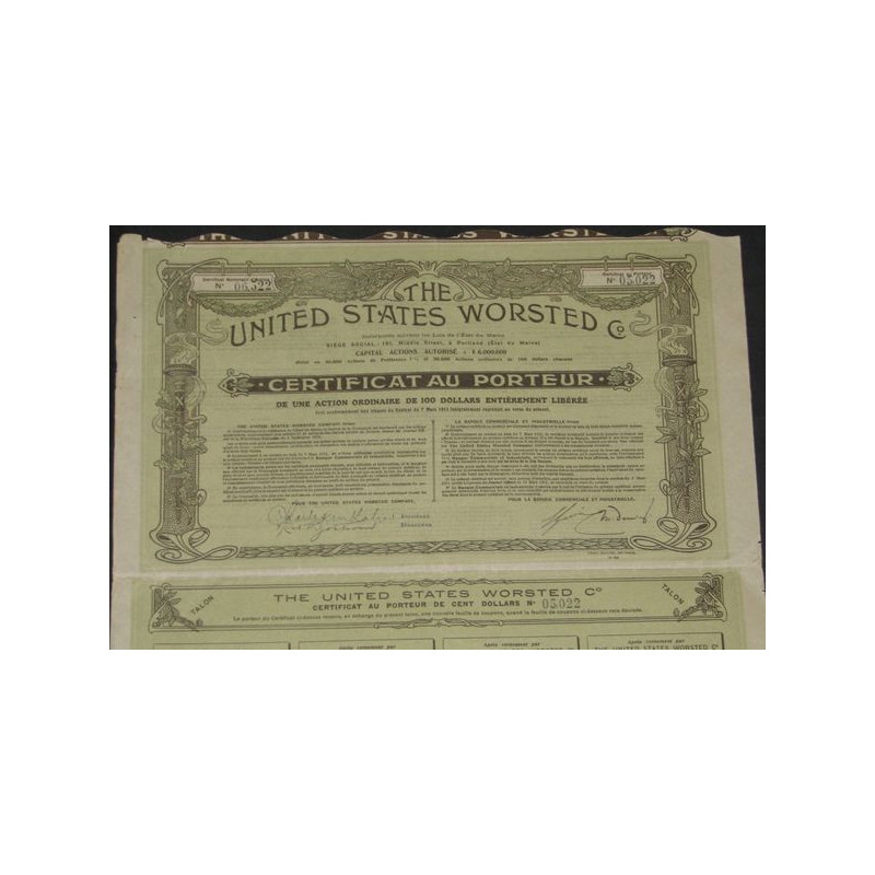 The United States Worsted Cy