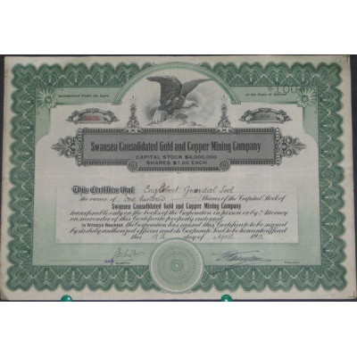 Swansea Consolidated Gold and Copper Mining Cy (Nomin)