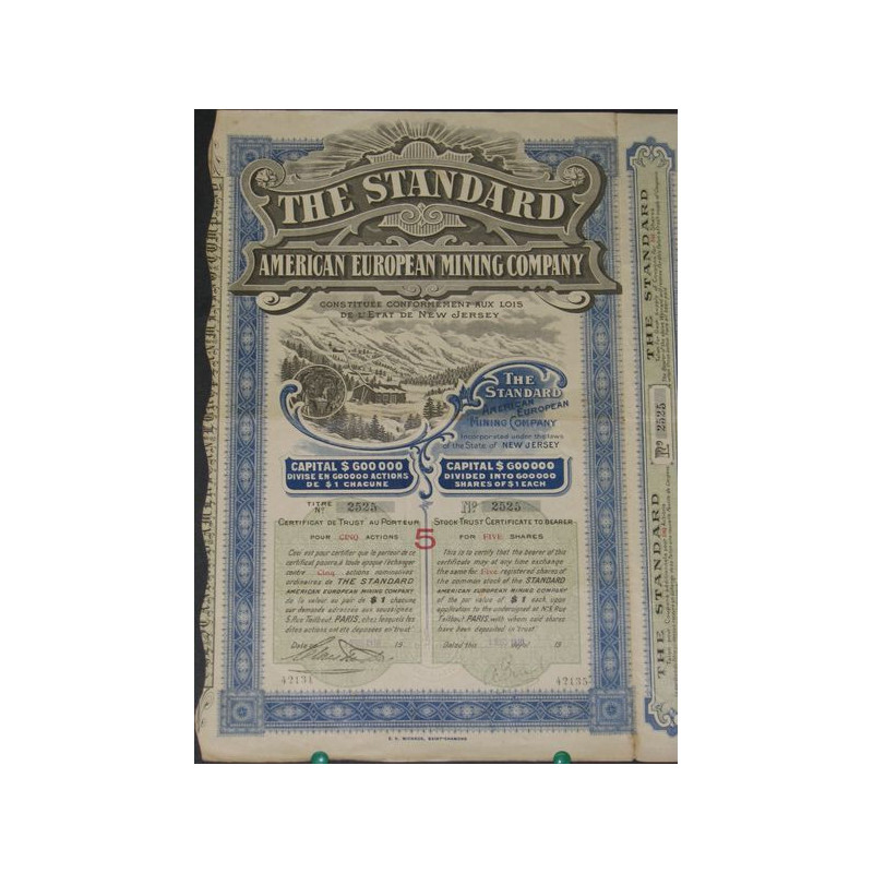 The Standard American European Mining Cy (5 Ac)