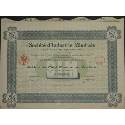 Sté d'Industrie Minérale