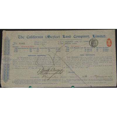 The California (Merico) Land Cy Ltd