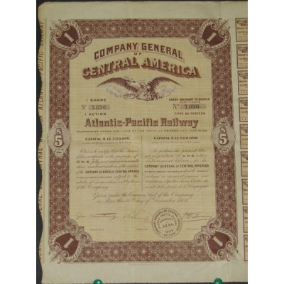 Cy Général of Central America - Atlantic Pacific Railway