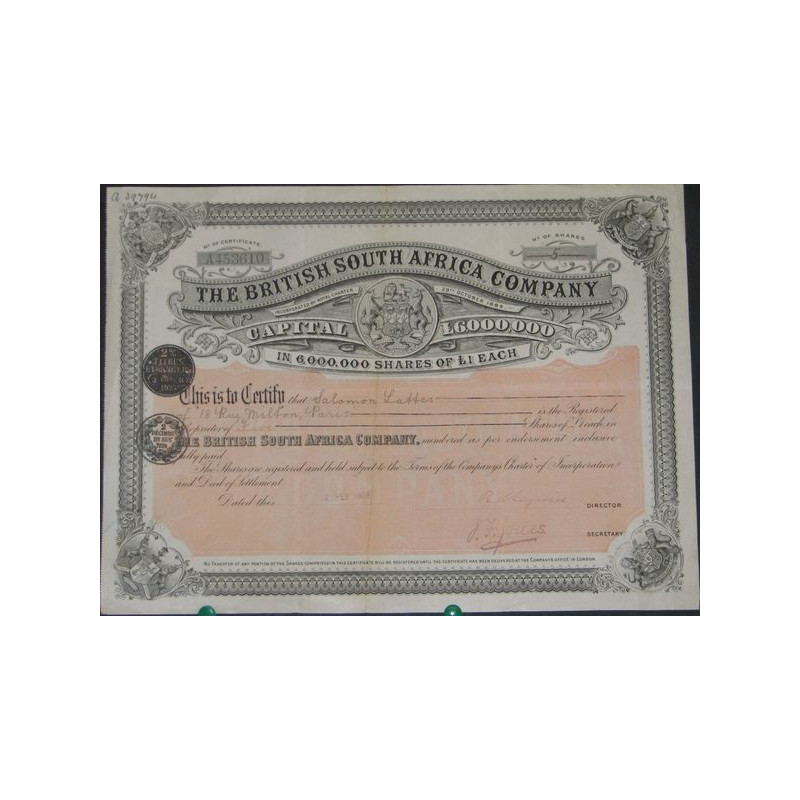 The British South Africa Cy