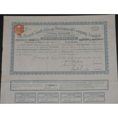 The French South African Development Cy Ltd