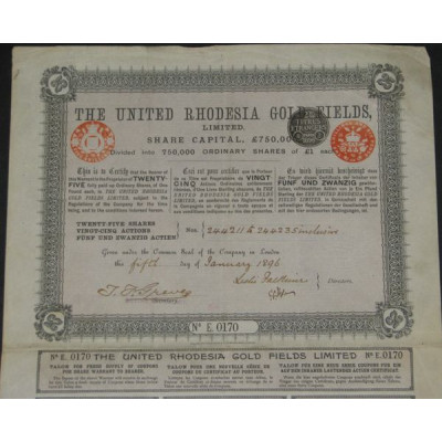 The United Rhodesia Gold Fields Ltd