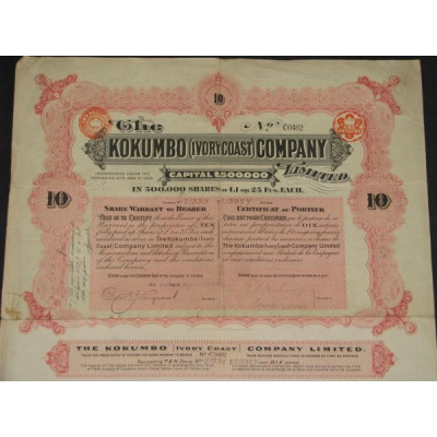 The Kokumbo (Ivory Coast) Cy (Titre 10 Act 1£)