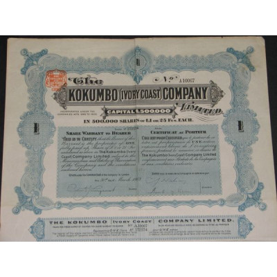 The Kokumbo (Ivory Coast) Cy (Titre 01 Act 1£)