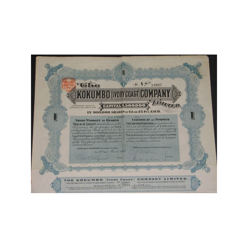 The Kokumbo (Ivory Coast) Cy (Titre 01 Act 1£)