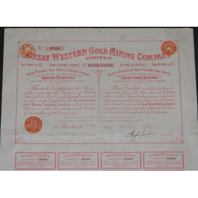 Great Western Gold Mining Cy Ltd (5 Ac)