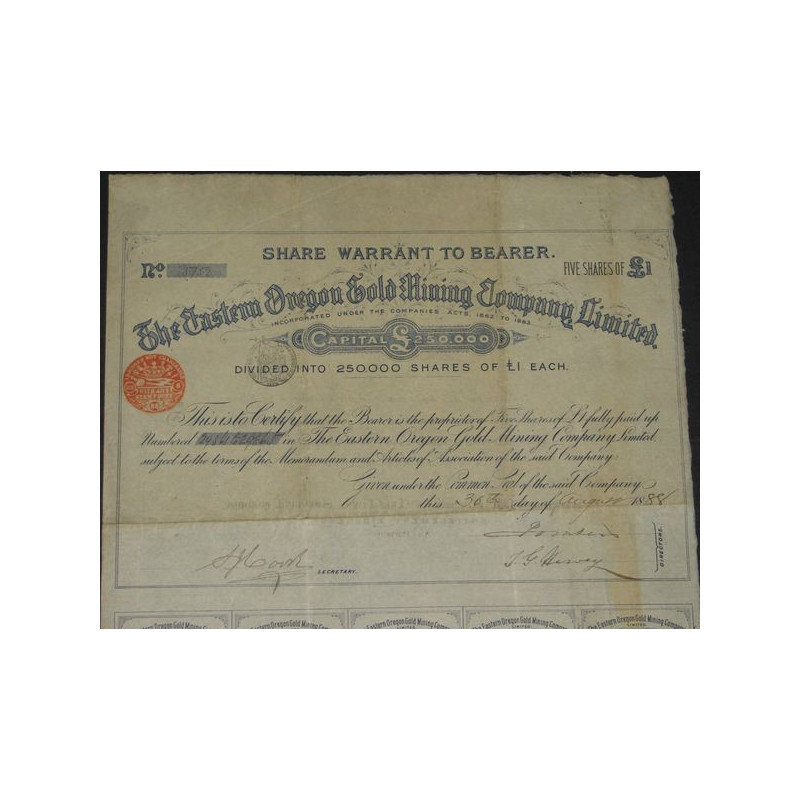 The Eastern Gold Mining Cy Ltd