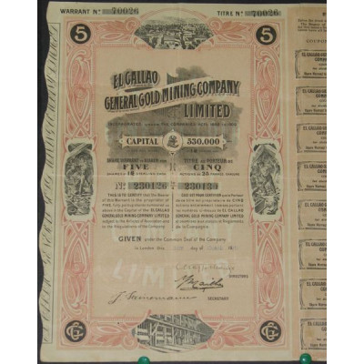 El Callao General Gold Mining Cy Ltd