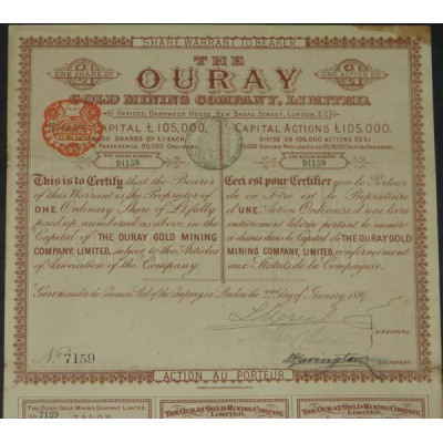 The Ouray Gold Mining Cy Ltd