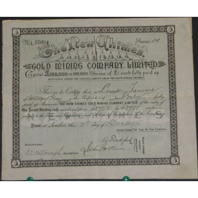 The New Chimes Gold Mining cy Ltd