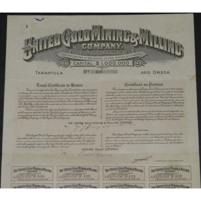 The United Gold Mining & Milling Cy Ltd