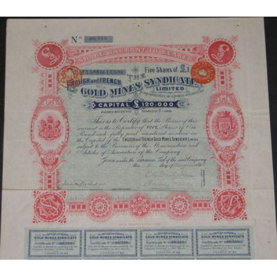 The English and French Gold Mines Syndicate Ltd