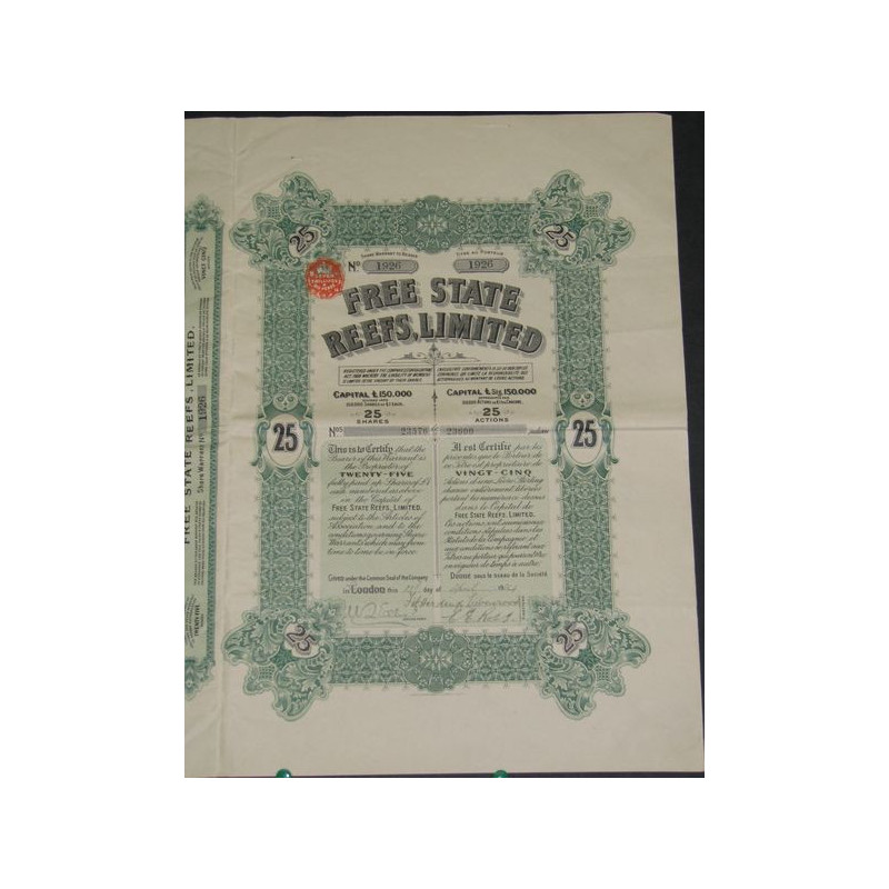 Free State Reefs Ltd (25 Act)