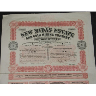 The New Midas Estate and Gold Mining Cy Ltd (1 Act)