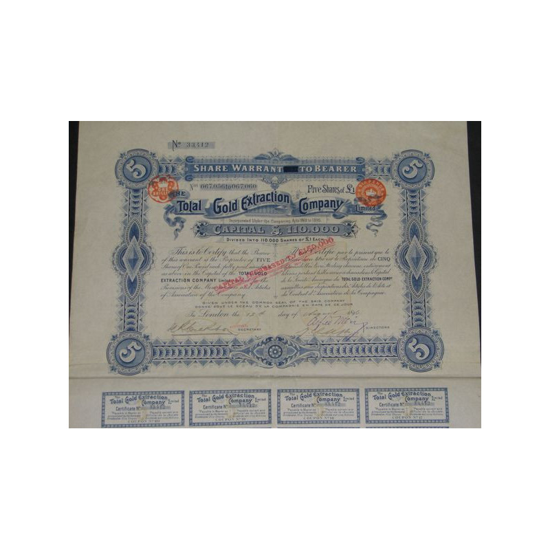The Total Gold Extraction Cy Ltd (5 Act)