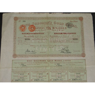 King Solomon's Gold Mines Ltd