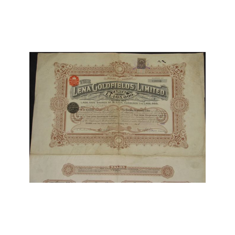 The Lena Goldfields Ltd (25 Ac)