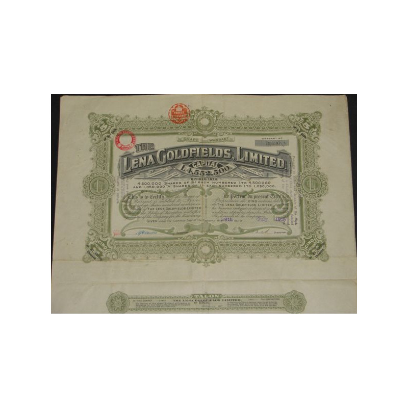 The Lena Goldfields Ltd (5 Ac)