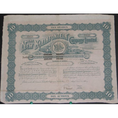 The New Kleinfontein Cy Ltd (10 Act)