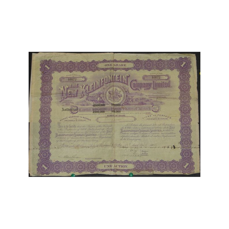 The New Kleinfontein Cy Ltd (1 Act)
