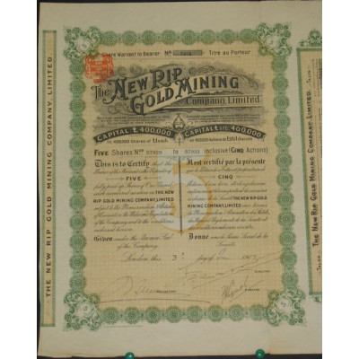 The New Rip Gold Mining Cy Ltd