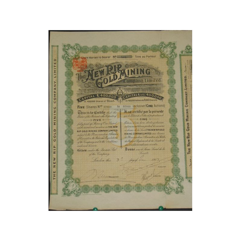 The New Rip Gold Mining Cy Ltd