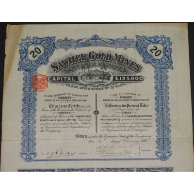 Sawhee Gold Mines (West Africa) Ltd (20 Ac)