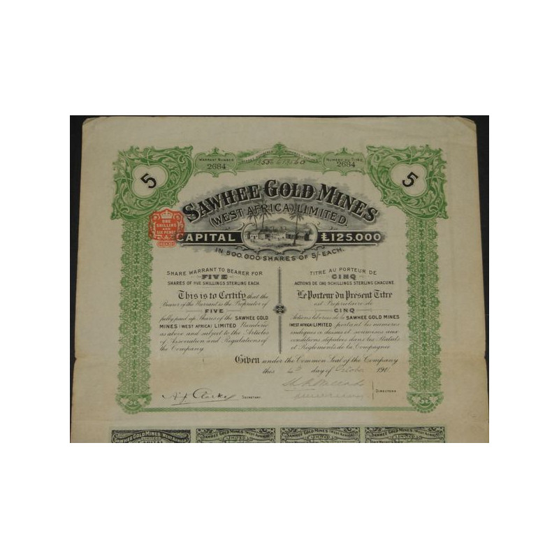 Sawhee Gold Mines (West Africa) Ltd (5 Ac)