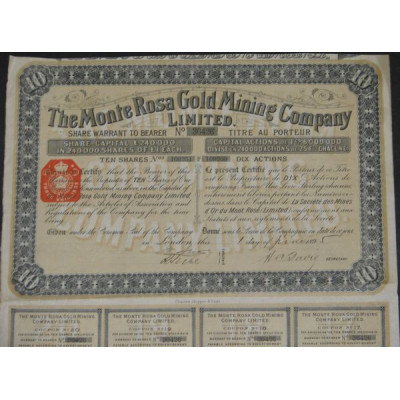 The Monte Rosa Gold Mining Cy Ltd (10 Ac)