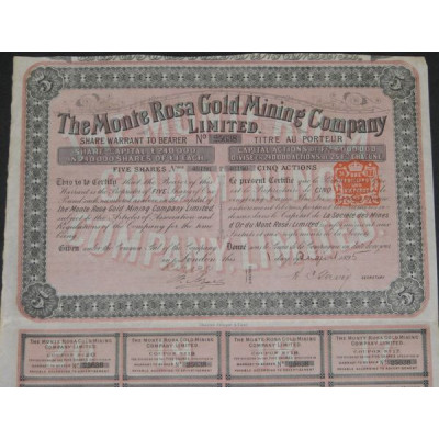 The Monte Rosa Gold Mining Cy Ltd (5 Ac)