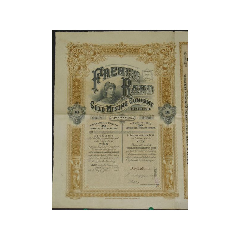 French Rand Gold Mining Cy Ltd (10 Ac)