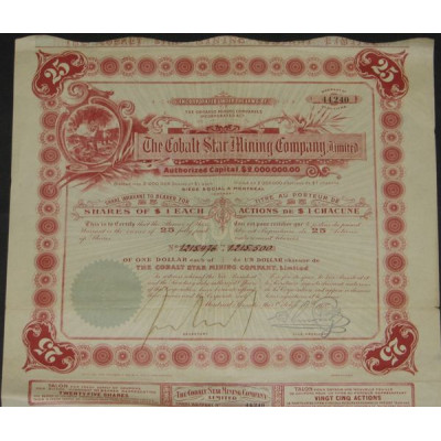 The Cobalt Star Mining Cy Ltd (25 Ac)