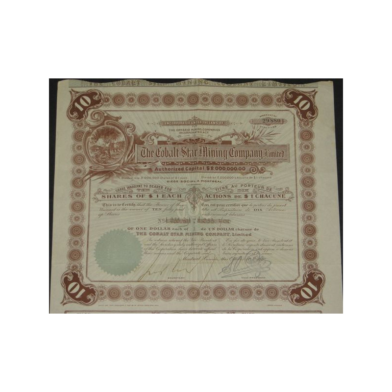 The Cobalt Star Mining Cy Ltd (10 Ac)