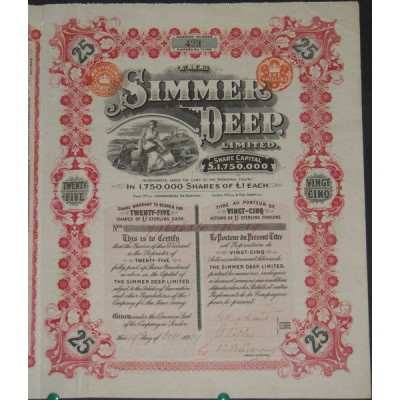 The Simmer Deep Ltd (25 Act)