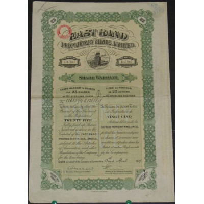 East Rand Proprietary Mines Ltd (25 Act)