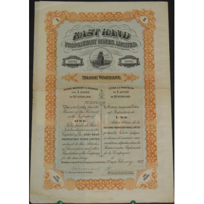 East Rand Proprietary Mines Ltd (1 Act)