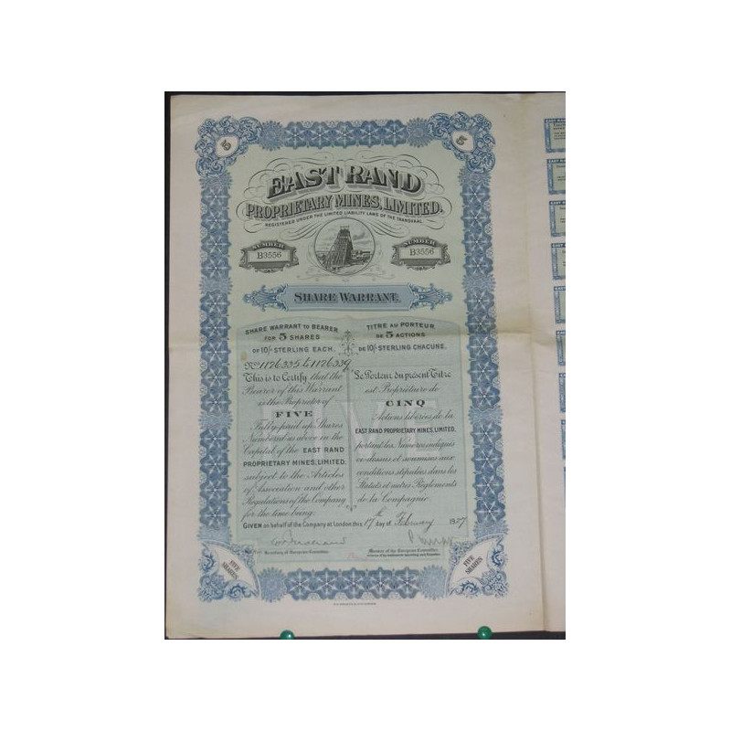 East Rand Proprietary Mines Ltd (5 Act)