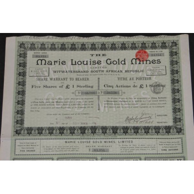 The Marie Louise Gold Mines Ltd (5 Act)