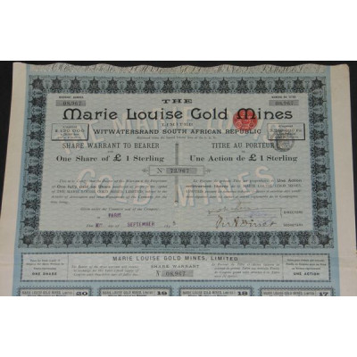 The Marie Louise Gold Mines Ltd (1 Act)