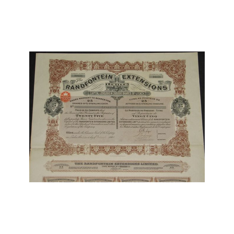 The Randfontein Extensions Ltd (25 Act)