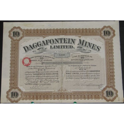 Daggafontein Mines Ltd (10 Act)