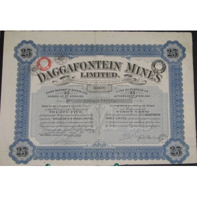 Daggafontein Mines Ltd (25 Act)