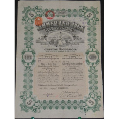 Simmer and Jack Mines Ltd (5 Act)