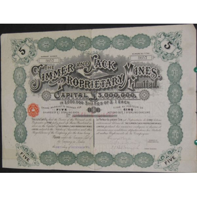 The Simmer and Jack Proprietary Mines Ltd (5 Act)