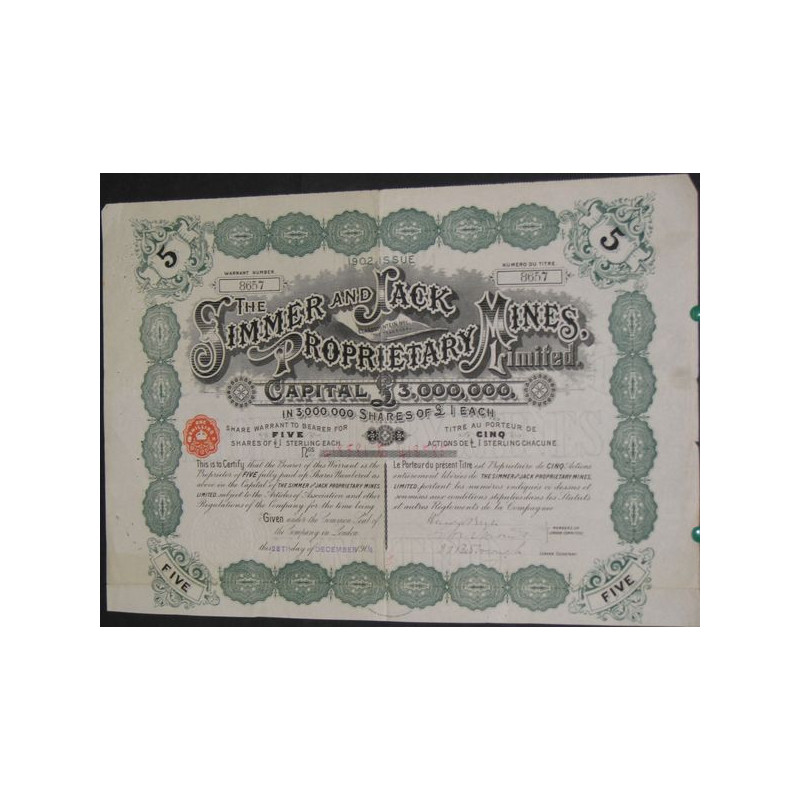 The Simmer and Jack Proprietary Mines Ltd (5 Act)