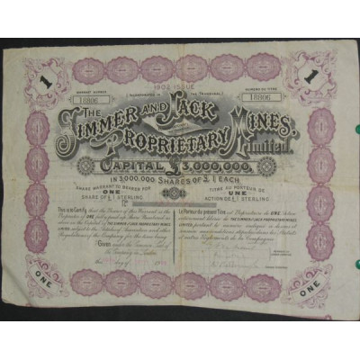 The Simmer and Jack Proprietary Mines Ltd (1 Act)