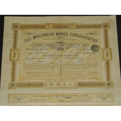 The Molyneux Mines Consolidated Ltd